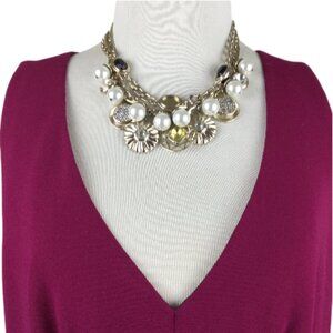 White House Black Market 2-Strand Link Necklace